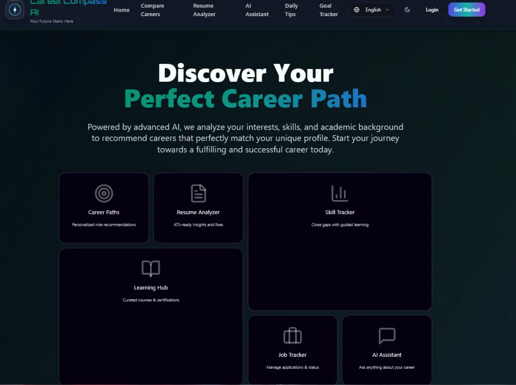 Project_ScreenShot_CareerCompass AI